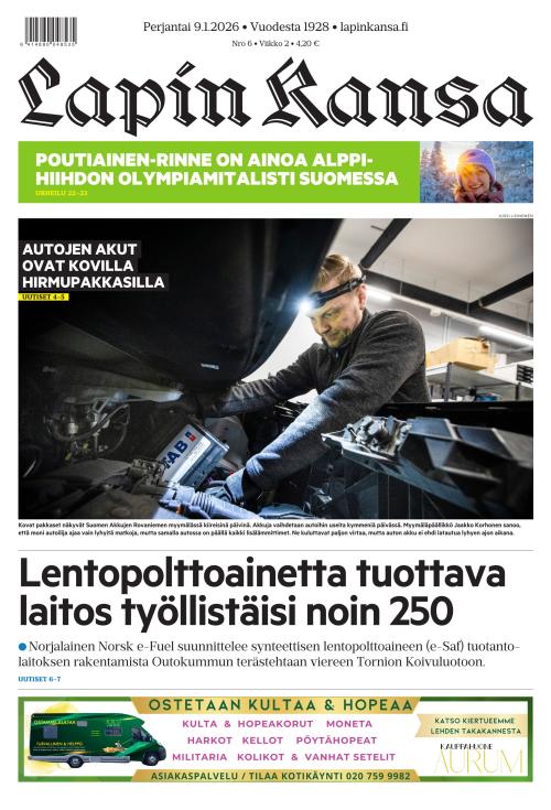 Lapin Kansa 9.1.2026