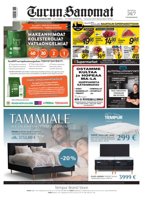 Turun Sanomat 9.1.2026