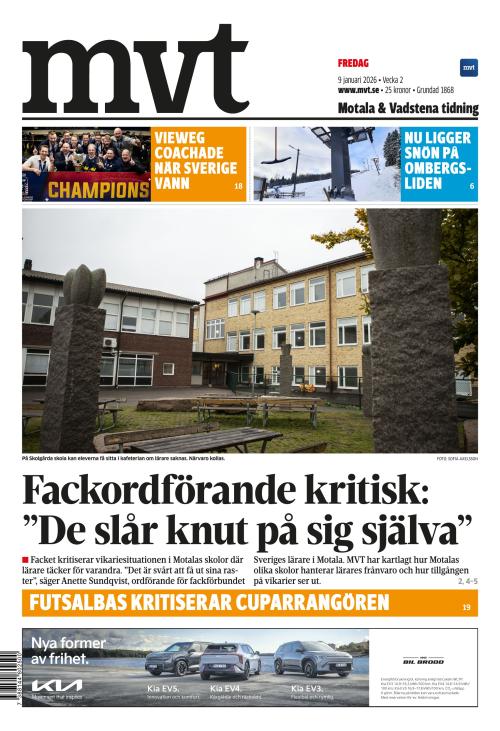 Motala Vadstena Tidning 9.1.2026