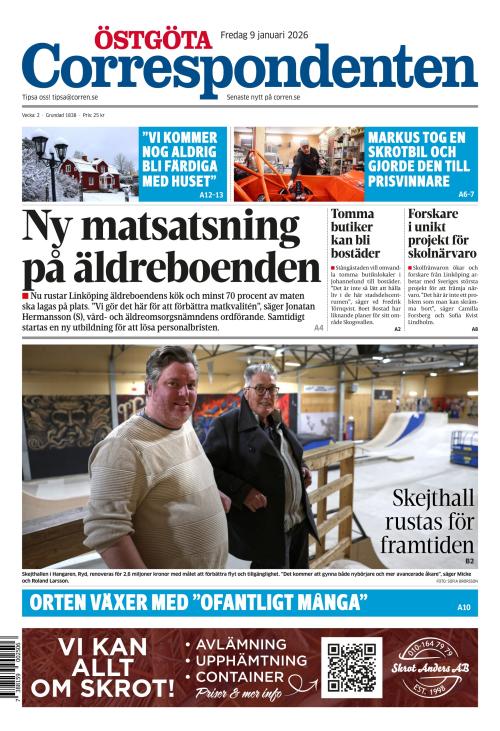 Östgöta Correspondenten 9.1.2026