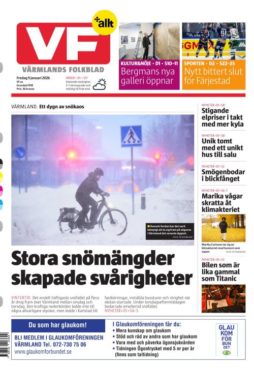 Värmlands Folkblad 9.1.2026