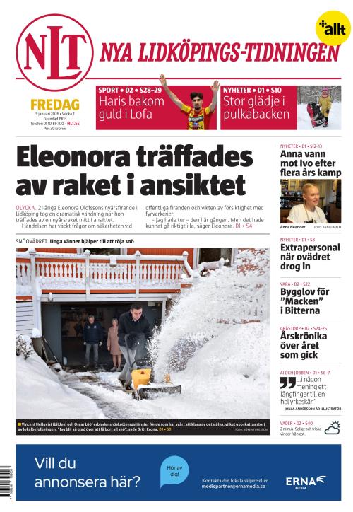 Nya Lidköpings-Tidningen 9.1.2026