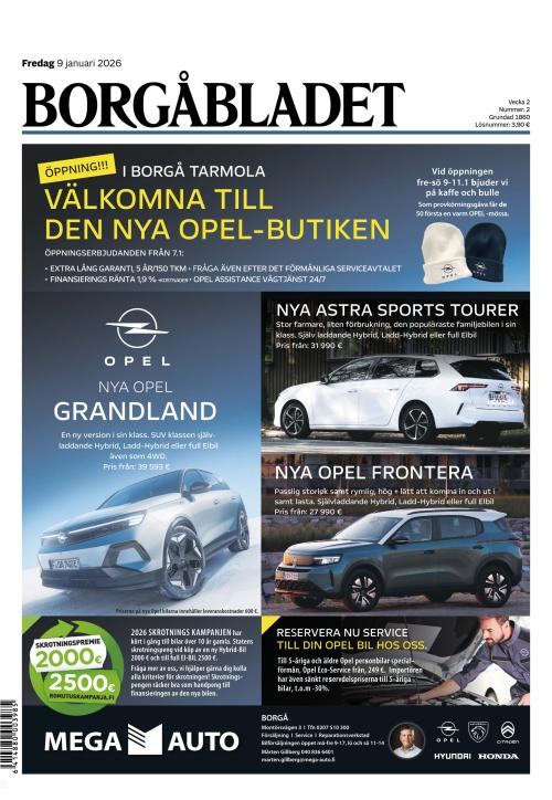 Borgåbladet 9.1.2026
