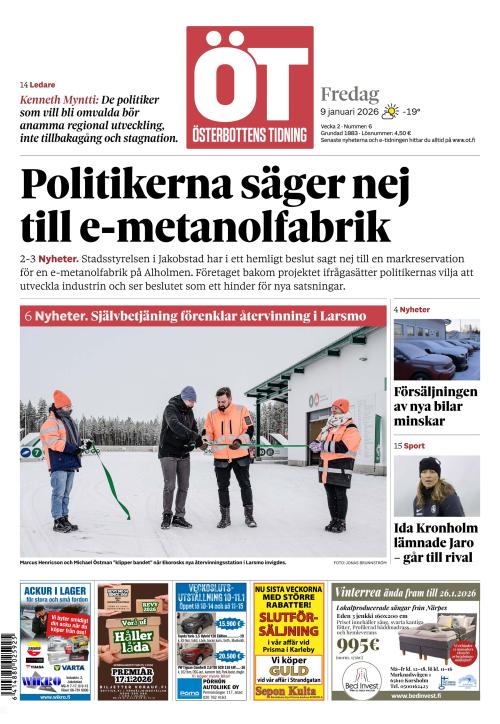 Österbottens Tidning 9.1.2026