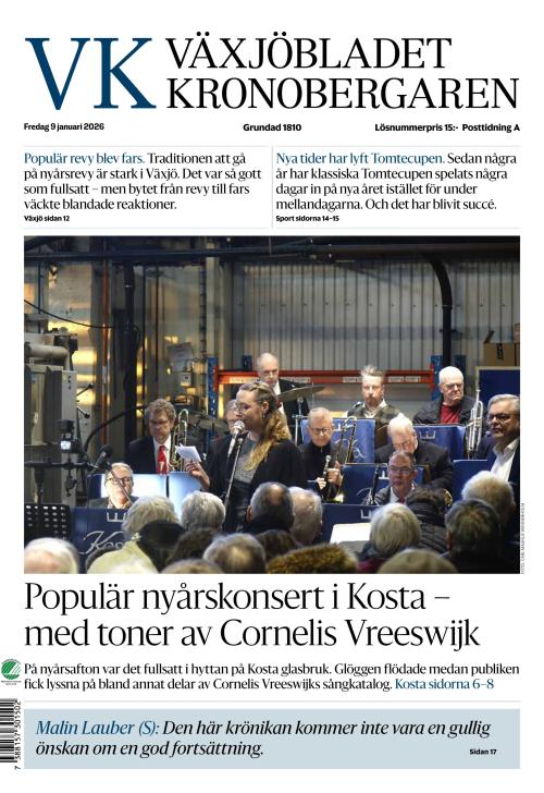 Växjöbladet Kronobergaren 9.1.2026
