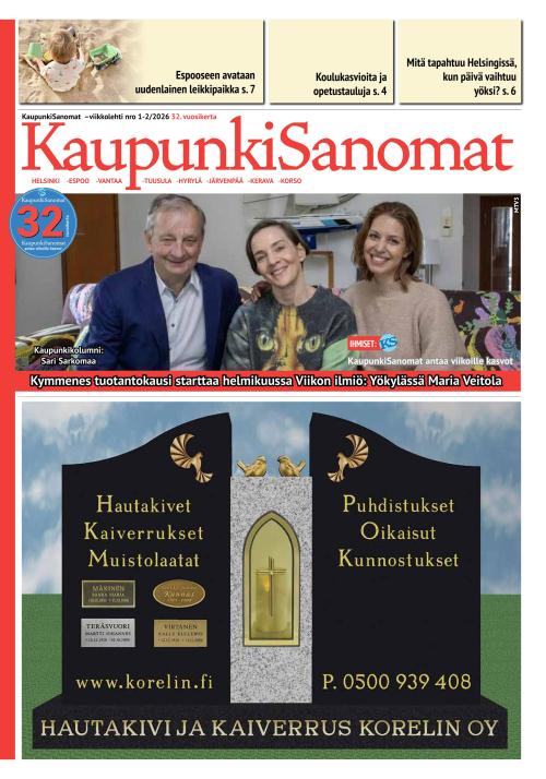 Kaupunkisanomat 9.1.2026