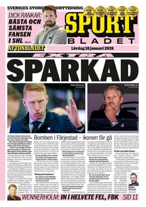 Aftonbladet Sportbladet 10.1.2026