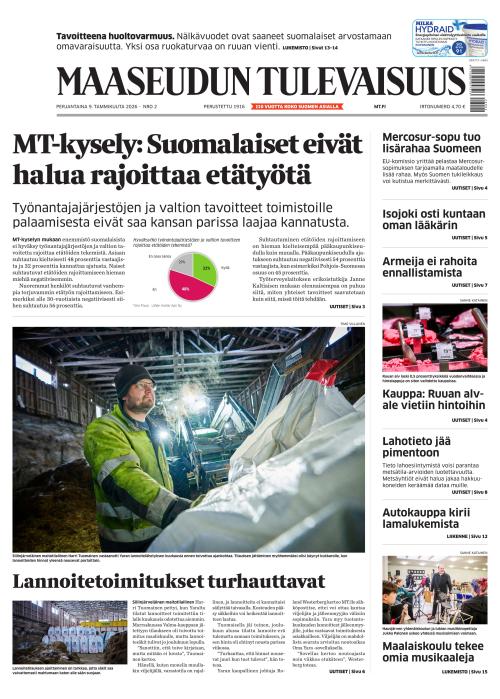 Maaseudun Tulevaisuus 9.1.2026