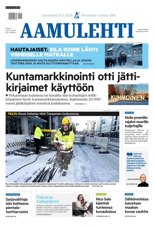 Aamulehti 10.1.2026