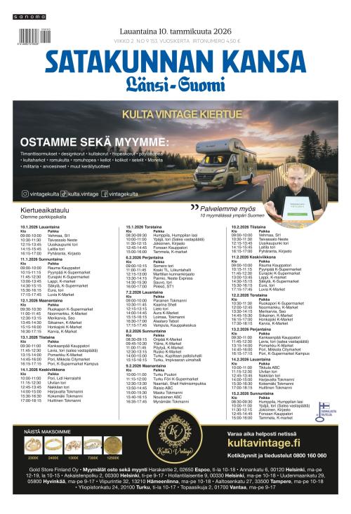 Satakunnan Kansa Länsi-Suomi 10.1.2026