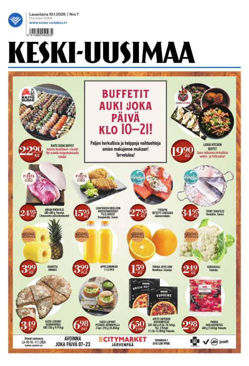 Keski-Uusimaa 10.1.2026