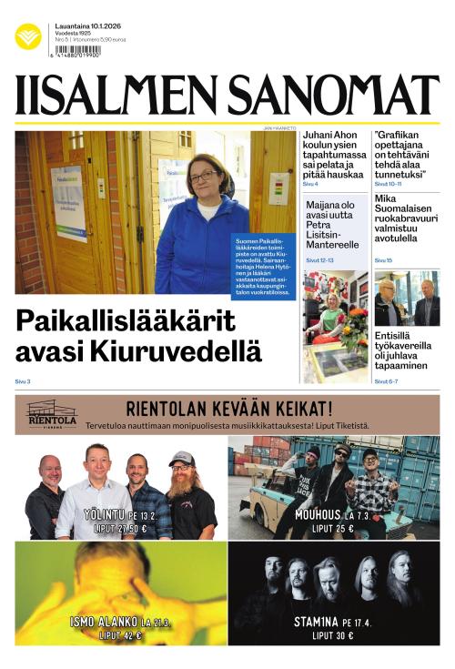 Iisalmen Sanomat 10.1.2026