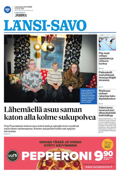 Länsi-Savo 10.1.2026