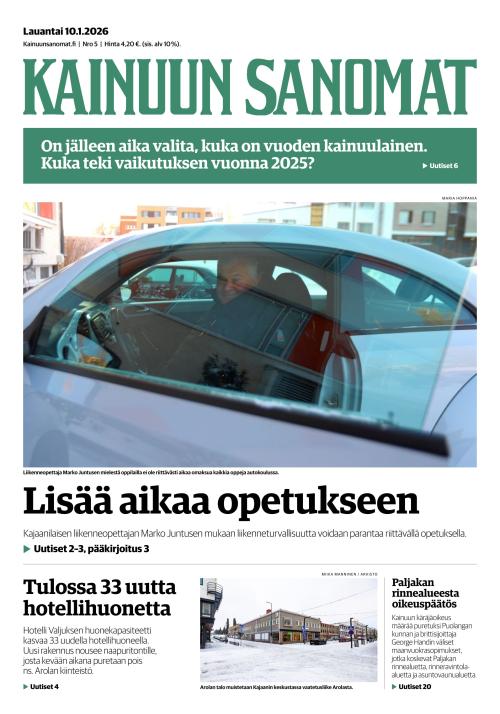 Kainuun Sanomat 10.1.2026