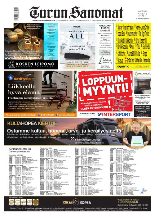 Turun Sanomat 10.1.2026
