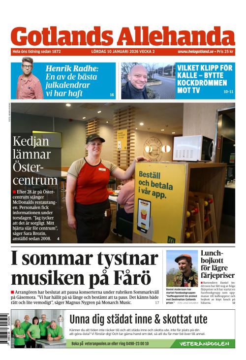 Gotlands Allehanda 10.1.2026