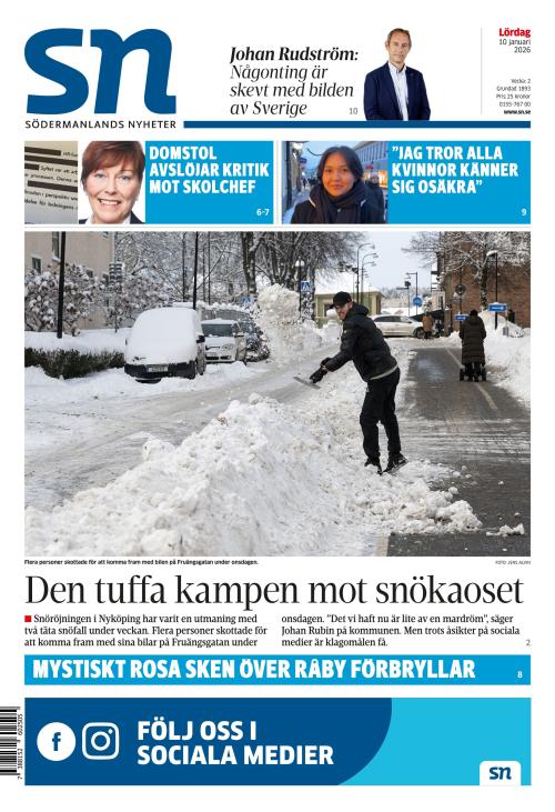 Södermanlands Nyheter 10.1.2026