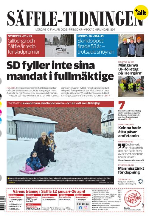 Säffle-Tidningen 10.1.2026