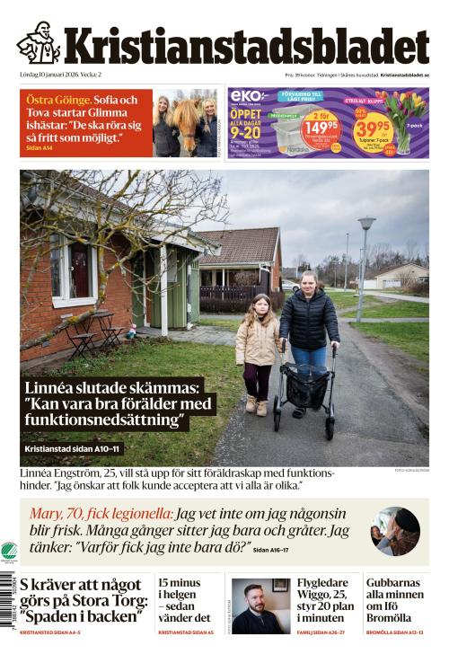 Kristianstadsbladet 10.1.2026