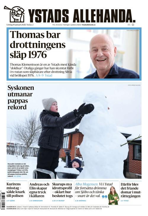 Ystads Allehanda 10.1.2026