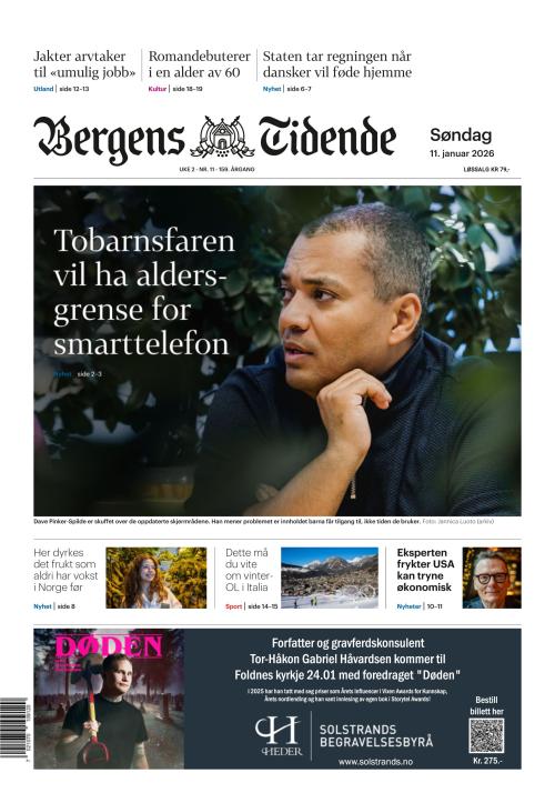 Bergens Tidende 11.1.2026