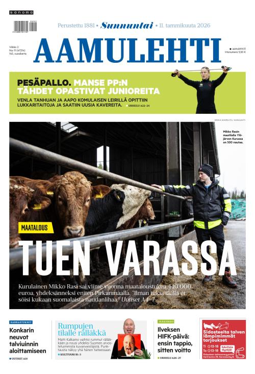 Aamulehti 11.1.2026