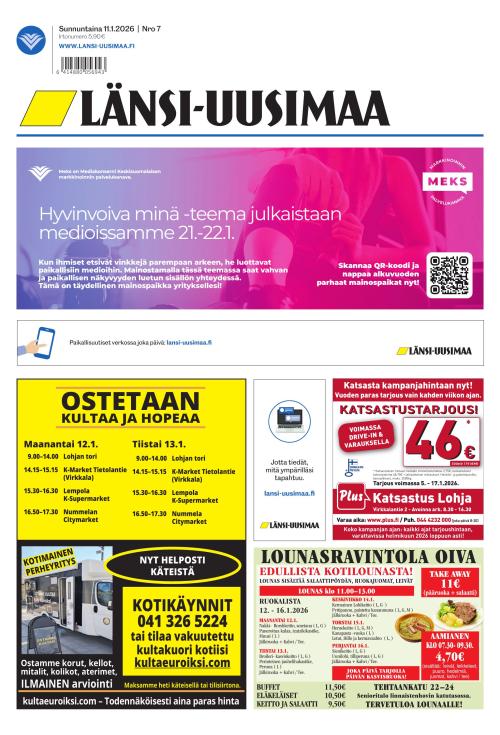 Länsi-Uusimaa 11.1.2026