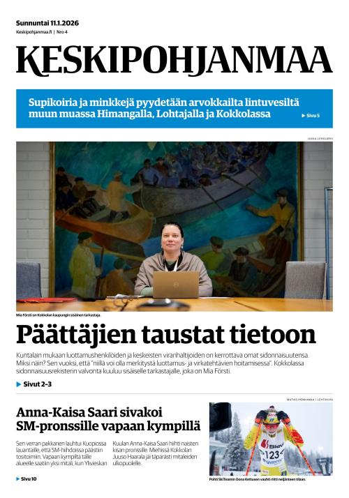 Keskipohjanmaa 11.1.2026