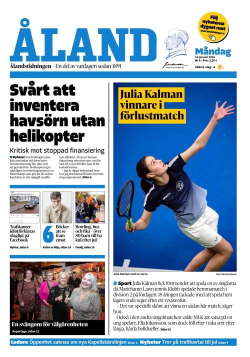 Ålandstidningen 12.1.2026
