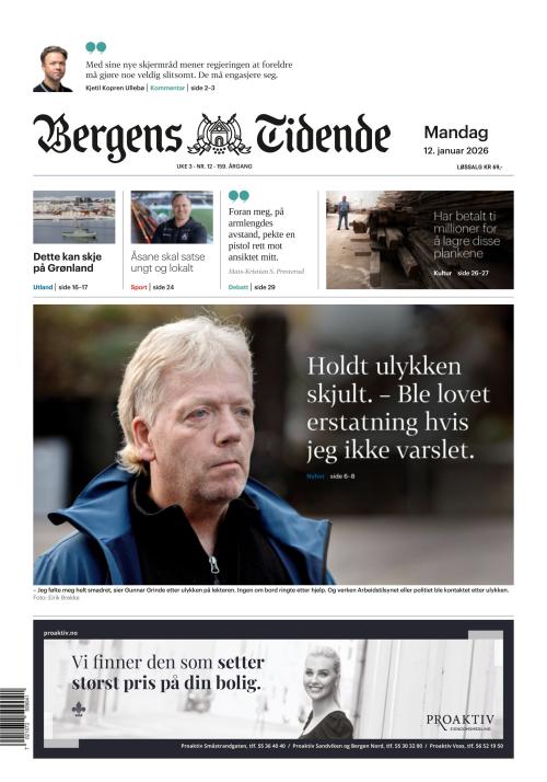 Bergens Tidende 12.1.2026