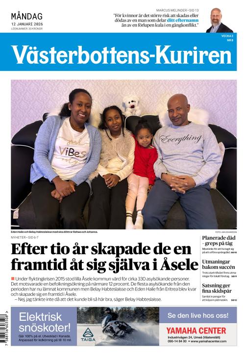 Västerbottens-Kuriren (SE) 12.1.2026