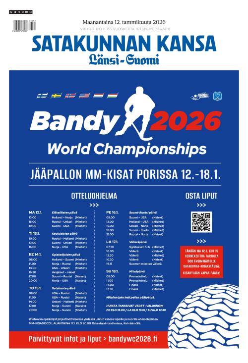 Satakunnan Kansa Länsi-Suomi 12.1.2026