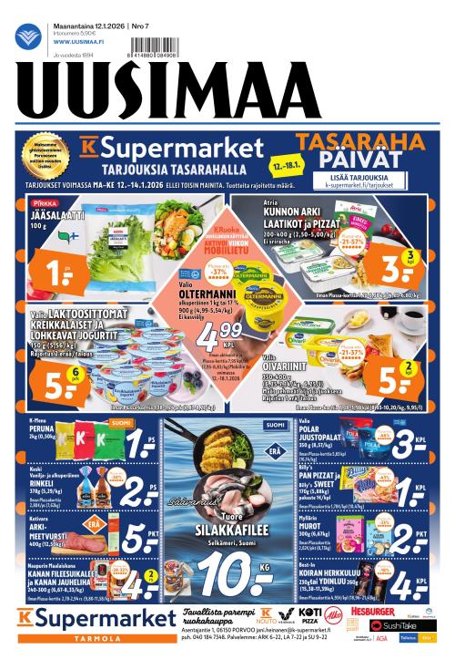 Uusimaa 12.1.2026