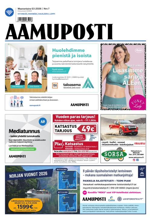 Aamuposti 12.1.2026