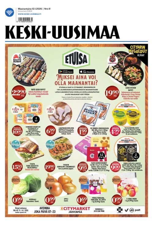 Keski-Uusimaa 12.1.2026