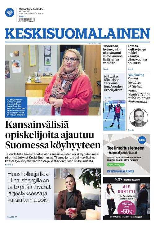 Keskisuomalainen 12.1.2026