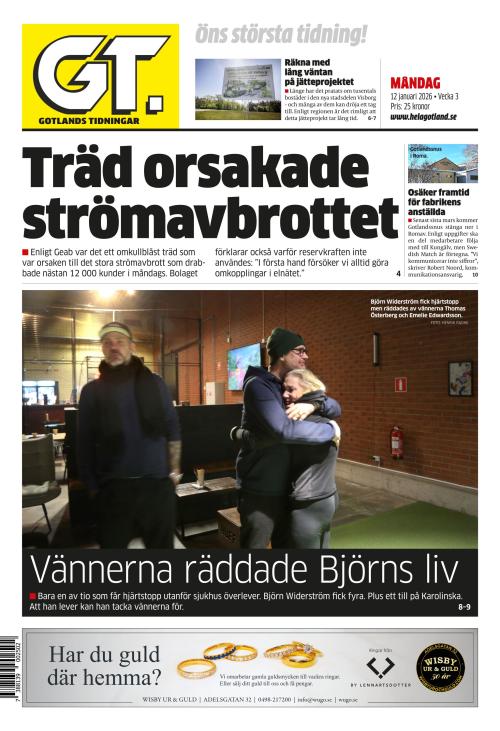Gotlands Tidningar 12.1.2026