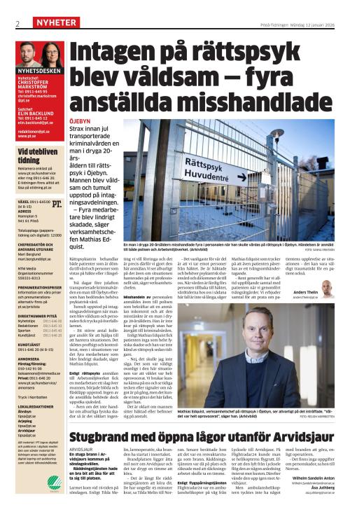 Piteå-Tidningen 12.1.2026