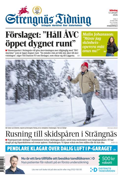 Strengnäs Tidning 12.1.2026