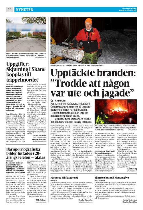 Upsala Nya Tidning 12.1.2026