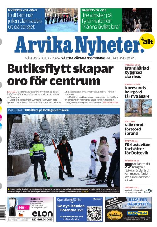Arvika Nyheter 12.1.2026