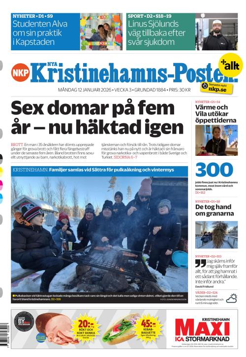 Nya Kristinehamns-Posten 12.1.2026