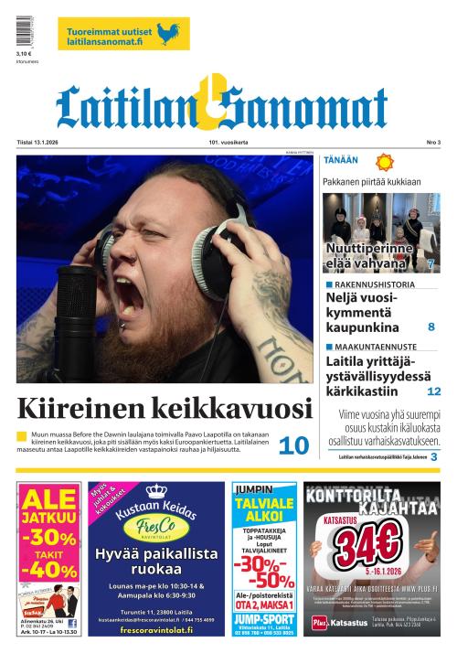 Laitilan Sanomat 13.1.2026