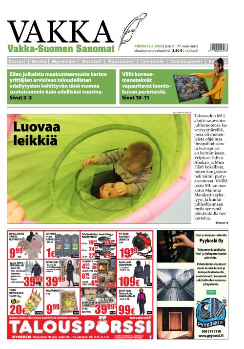 Vakka-Suomen Sanomat 13.1.2026