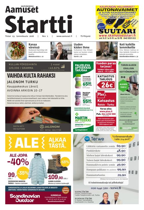 Aamuset 13.1.2026