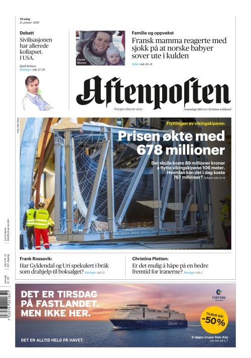 Aftenposten 13.1.2026