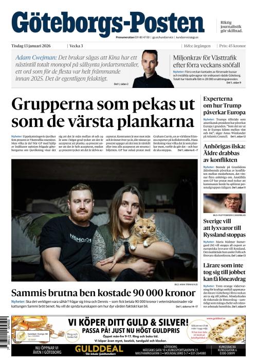 Göteborgs-Posten 13.1.2026