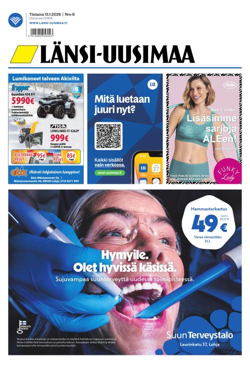 Länsi-Uusimaa 13.1.2026