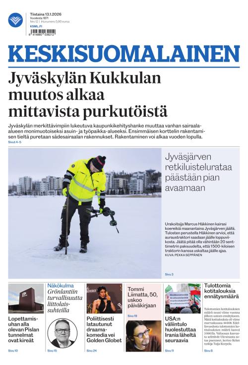 Keskisuomalainen 13.1.2026