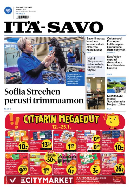 Itä-Savo 13.1.2026
